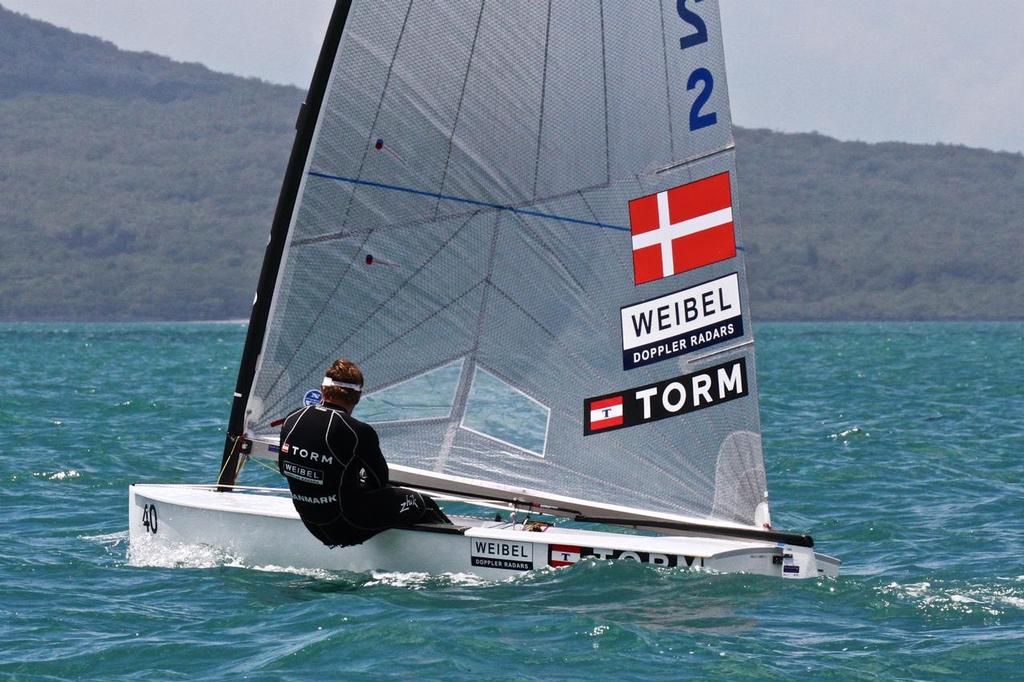 Race 6 Finn Gold Cup Takapuna - Jonas Hogh-Christensen © Richard Gladwell www.photosport.co.nz